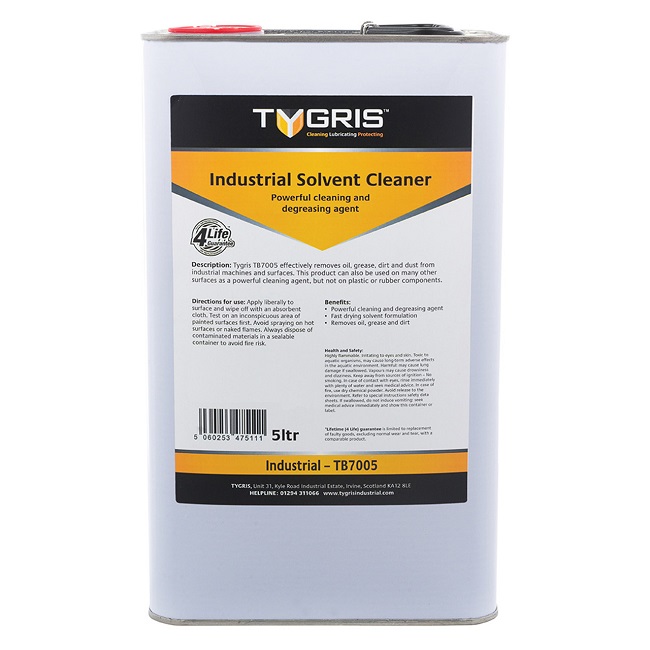TYGRIS Industrial Solvent Cleaner 5L - TB7005 - Box of 4